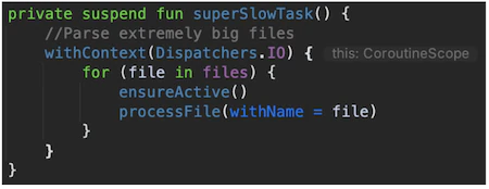 Code in Coroutines