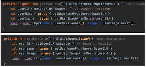Code in Coroutines