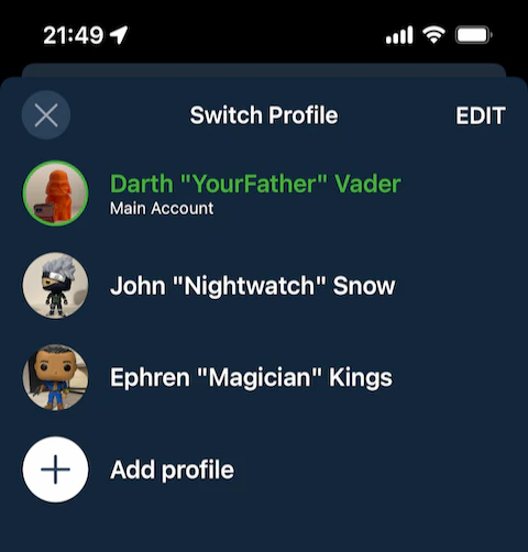 DrillRoom Switch Profile