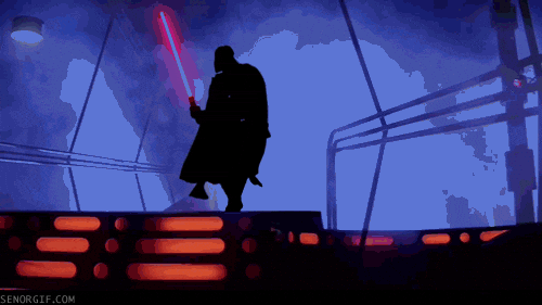 Darth Vader dancing